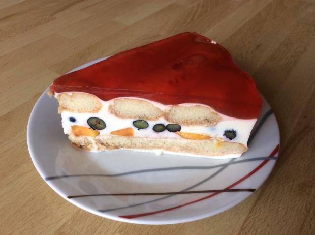 Nepečená smotanová torta s ovocím, Recepty na nepečené zákusky, Martuška 123