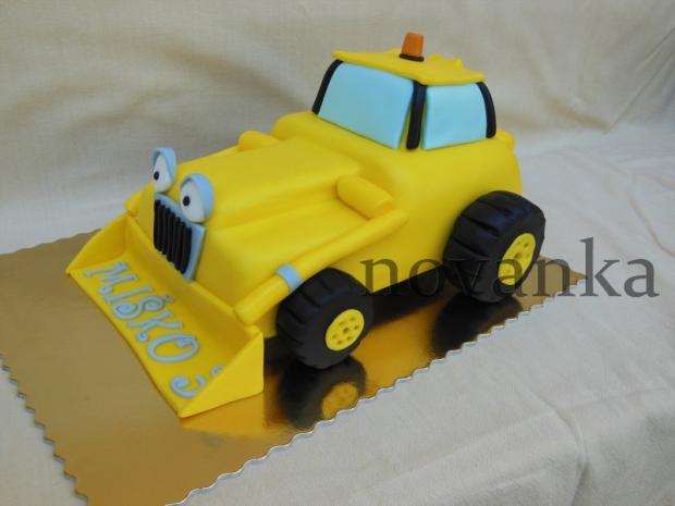 Bager, torta, Torty autíčka, vláčiky Bager, torta, Torty autíčka, vláčiky, novanka, 1