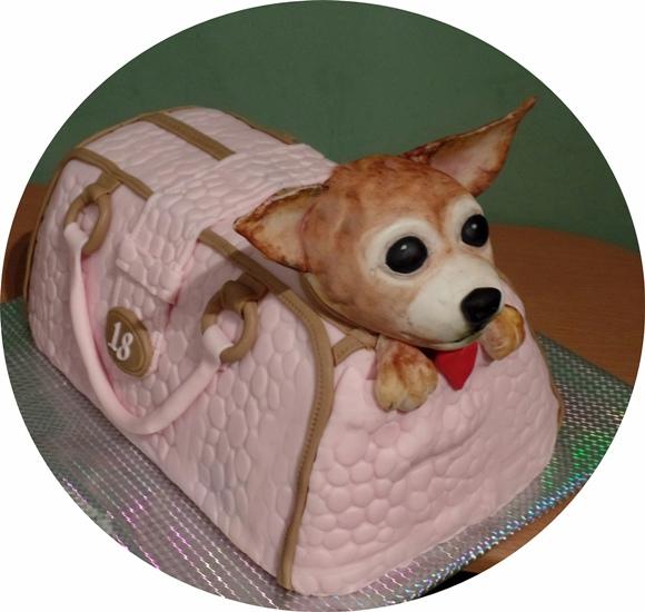 kabelka so psíkom, torta, Narodeninové torty, Mirka02, 1