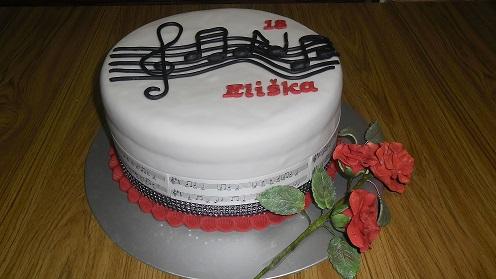 mladej hudobníčke, torta, Narodeninové torty mladej hudobníčke, torta, Narodeninové torty, Ivka29, 1
