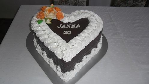 čoko-srdce zdobené sneom, torta, Čokoládové torty čoko-srdce zdobené sneom, torta, Čokoládové torty, Ivka29, 1