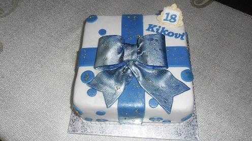 torta-darček, torta, Narodeninové torty, Ivka29, 1