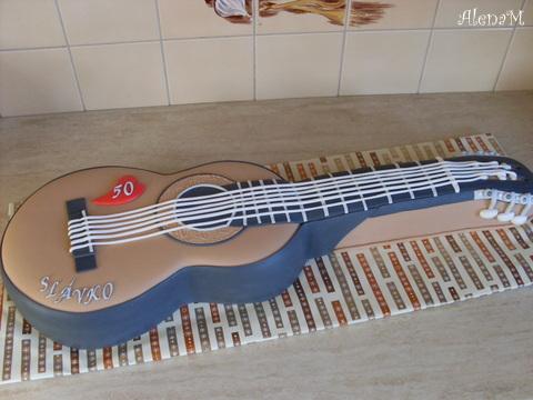 Gitara k narodeninám , torta, Narodeninové torty Gitara k narodeninám , torta, Narodeninové torty, AlenaM, 1
