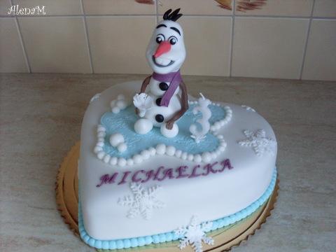 Narodeninová s Olafom ☺, torta, Rozprávkové torty Narodeninová s Olafom ☺, torta, Rozprávkové torty, AlenaM, 1