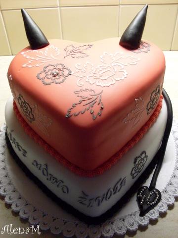 Narodeninová pre čerticu, torta, Narodeninové torty, AlenaM, 1
