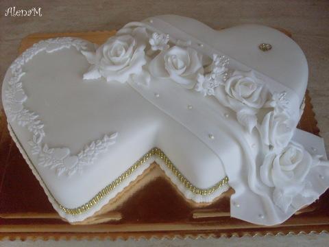Svadobná, torta, Svadobné torty, AlenaM, 1
