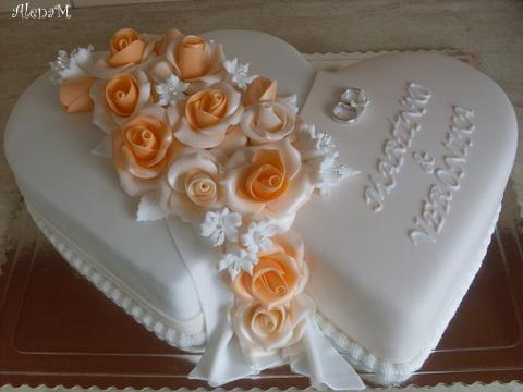 Svadobná, torta, Svadobné torty, AlenaM, 1