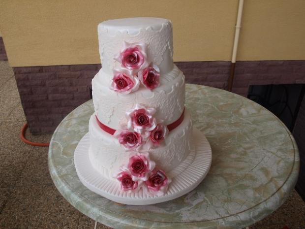 ruze svadobne, torta, Svadobné torty ruze svadobne, torta, Svadobné torty, Krizanova Anna, 1