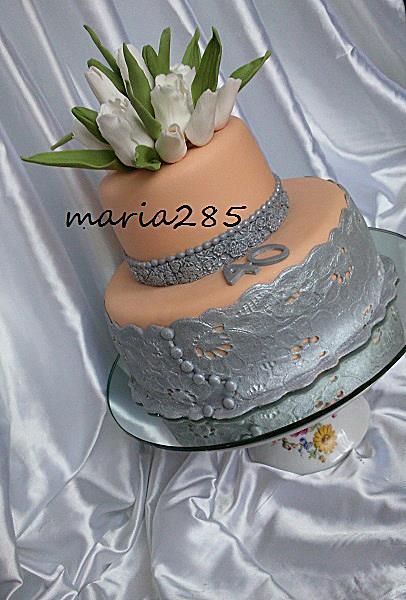 S tulipanmi, torta, Narodeninové torty S tulipanmi, torta, Narodeninové torty, maria285, 2