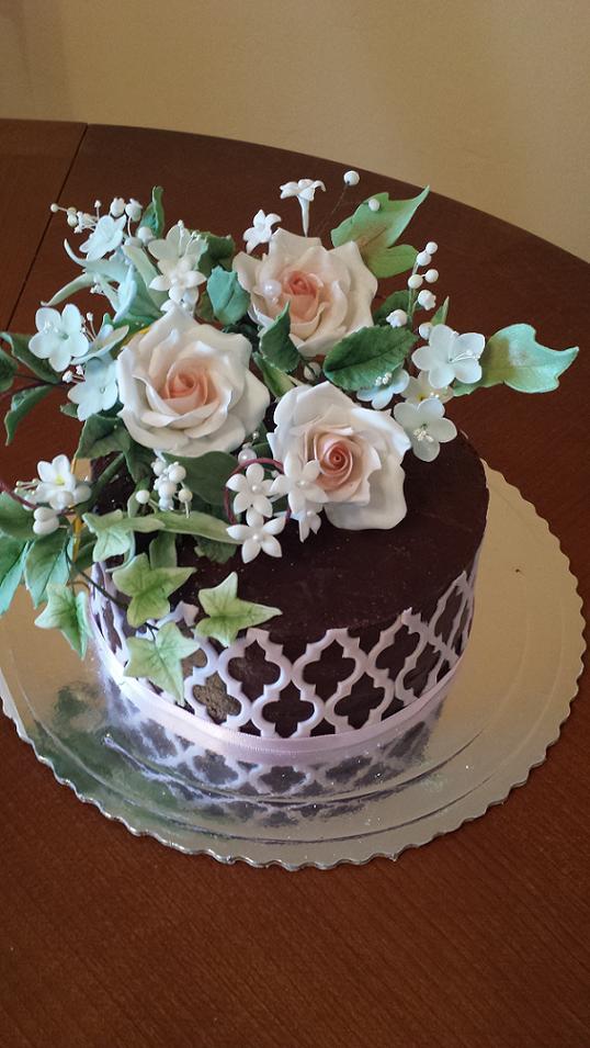 kvetinová, torta, Čokoládové torty kvetinová, torta, Čokoládové torty, MK martina, 1