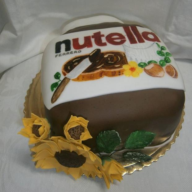 nutella ručne malovana-1x, torta, Narodeninové torty nutella ručne malovana-1x, torta, Narodeninové torty, majana75, 2