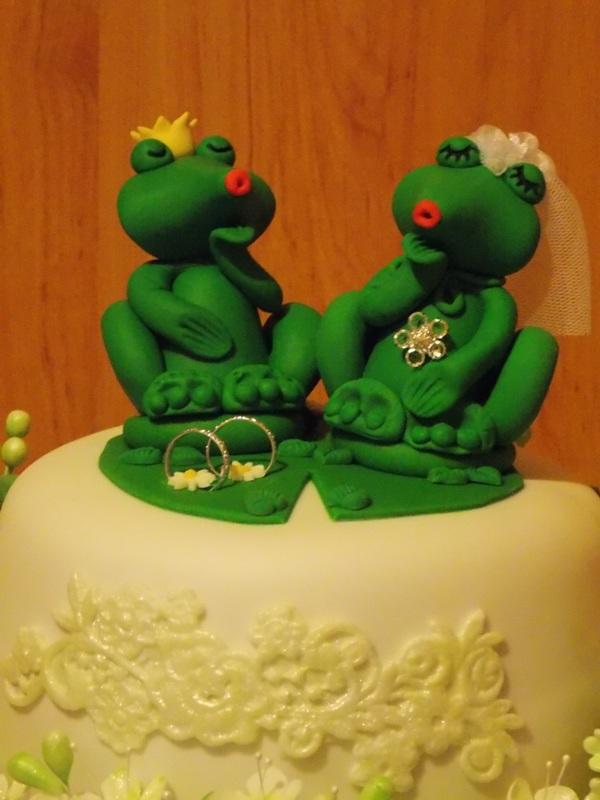 Žabky, torta, Svadobné torty, adelka22, 1