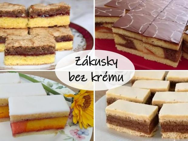 10 receptov na výborné zákusky bez krému