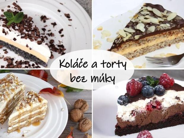 Recepty na výborné koláče, torty a zákusky bez múky
