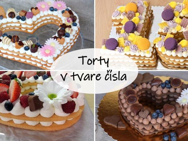 Torty v tvare čísla - recepty, fotopostupy a inšpirácie, Recepty - výbery, Tortyodmamy.sk