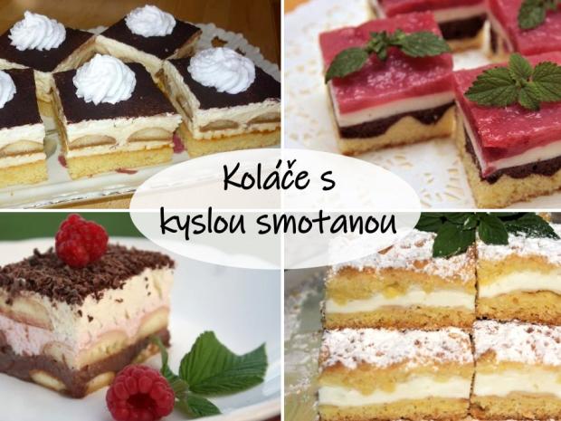Recepty na svieže koláče a zákusky s kyslou smotanou, Recepty - výbery, Tortyodmamy.sk