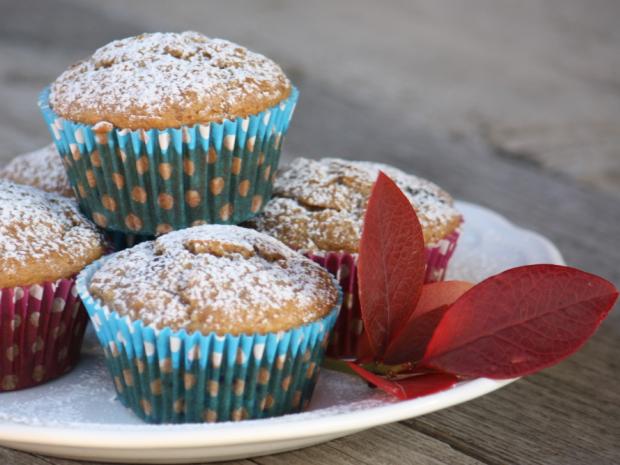 Banánovo-čučoriedkové muffiny, Recepty na muffiny, Kamila