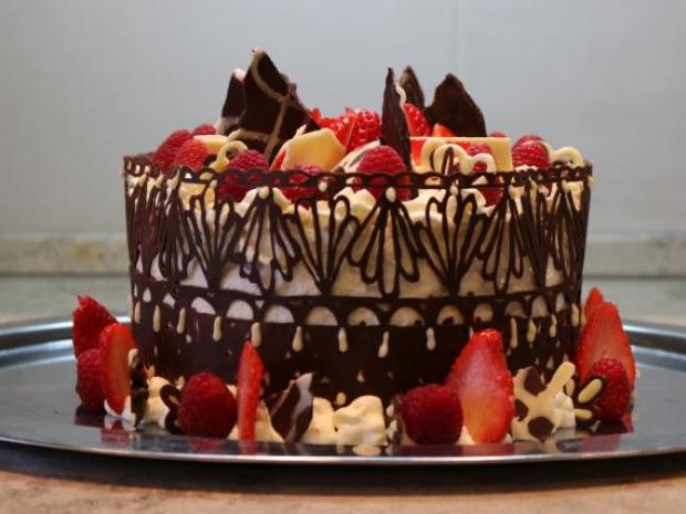 Višňovo - šľahačková torta, Recepty na torty, Paulínka