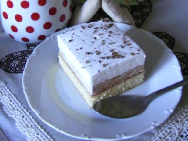 Krémovo šľahačkové rezy, Recepty na zákusky, Vlamonka