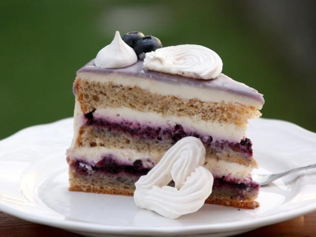 Čučoriedková drip torta, Recepty na torty, Kamila
