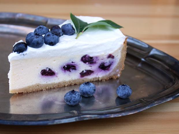 Čučoriedkový cheesecake, Recepty na koláče, Kamila