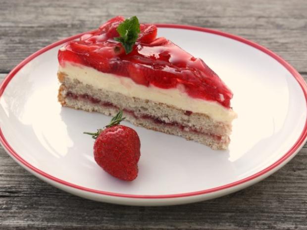 Jahodová torta, Recepty na torty, Kamila