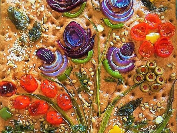 Rozkvitnutá focaccia, Iné recepty, sedita321321