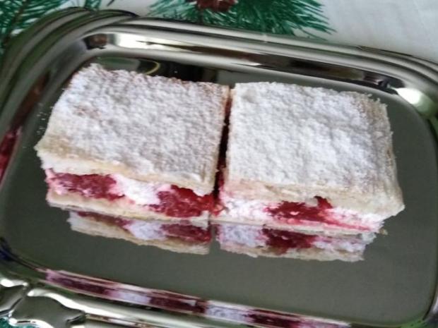 Tvarohovo - jahodové kocky, Recepty na zákusky, Oľga Birošová