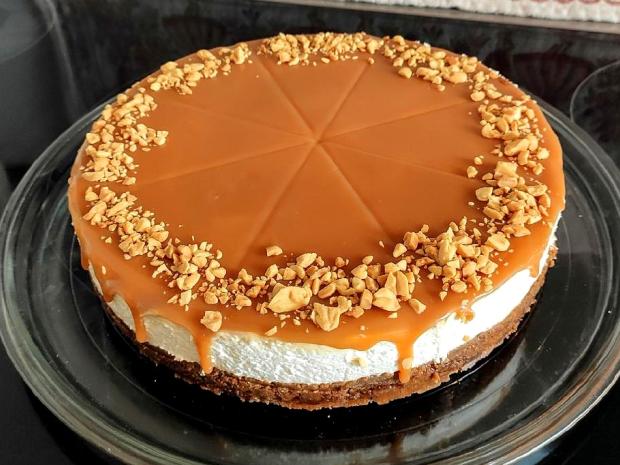 Nepečený karamelový cheesecake, Recepty na nepečené zákusky, cookerka