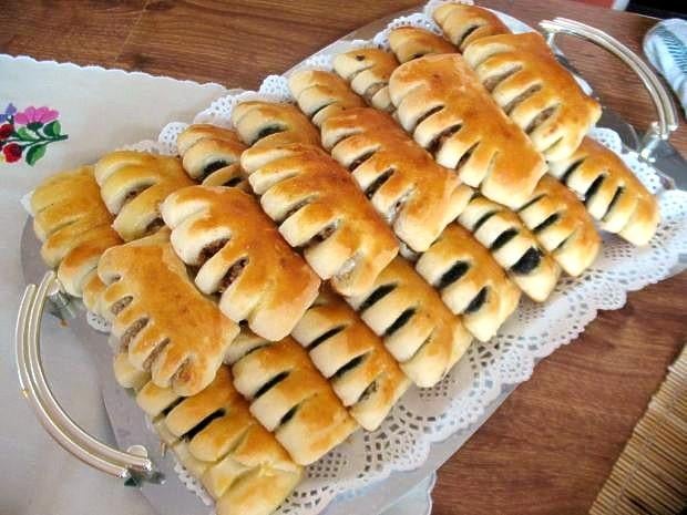 Hrebienky makové, orechové, jablkové, Recepty na koláče, zuzana22