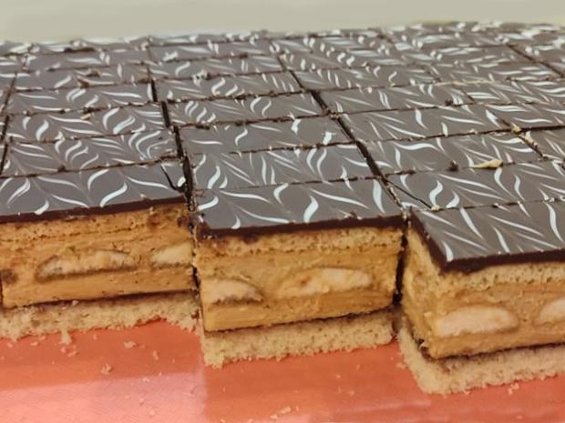 Karamelový rez s piškótami, Recepty na zákusky, katarinalucanova