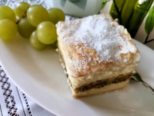 Makovo-citrónový krémeš, Recepty na zákusky, Oľga Birošová
