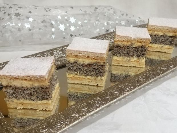 Francúzsky makový krémeš z medových plátov, Recepty na zákusky, aramana