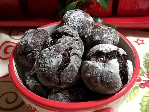 Čokoládové crinkles, Recepty na drobné pečivo, jarka46