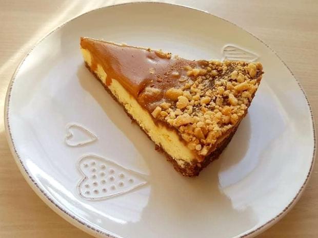 Pečený karamelový cheesecake, Recepty na zákusky, Mariolka