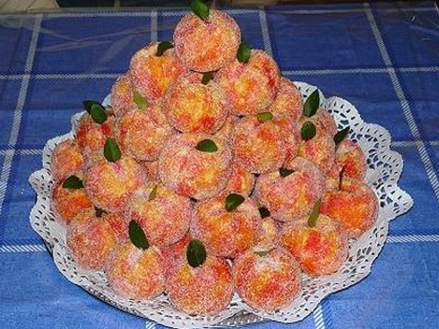 Broskyne, Recepty na zákusky, silviaš
