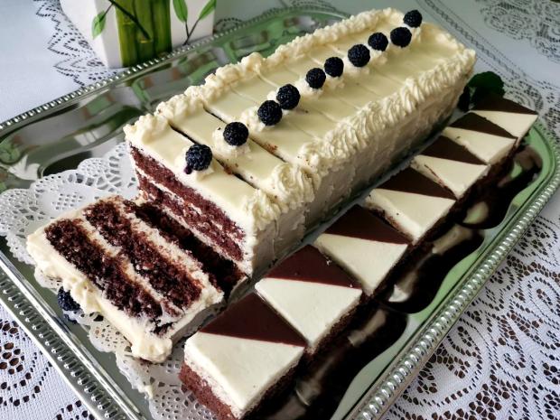 Fantastické rezy s náplňou z kyslej smotany, Recepty na zákusky, Oľga Birošová
