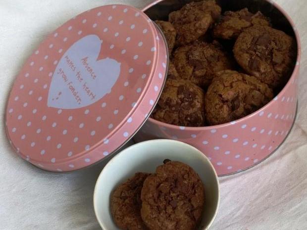 Čokoládové cookies, Recepty na drobné pečivo, Mariolka