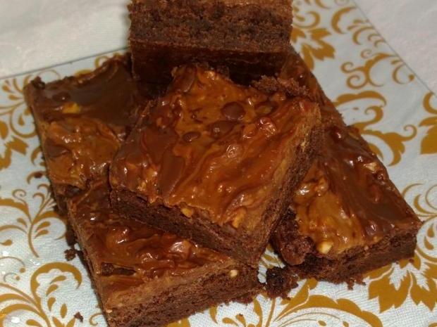 Brownies s arašidovým maslom, Recepty na koláče, Mariolka
