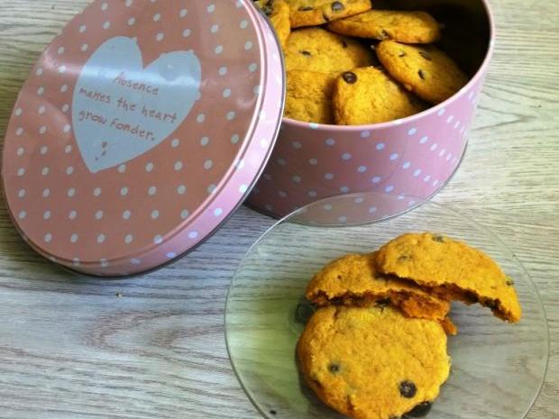 Tekvicové cookies s čokoládou, Recepty na drobné pečivo, Mariolka
