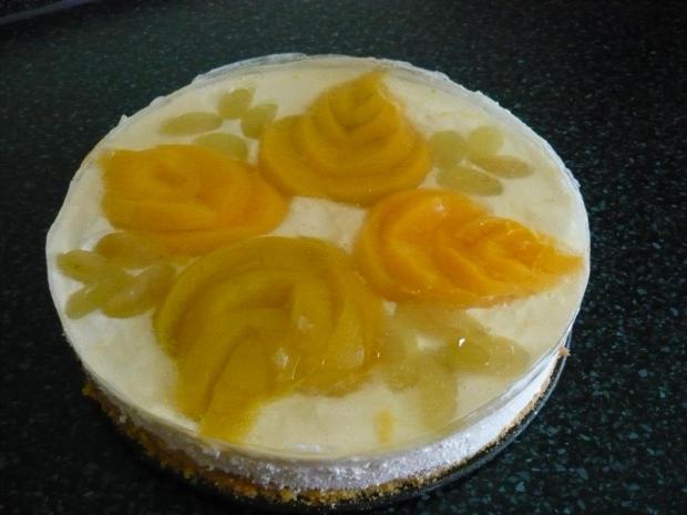 Tvarohovo-ovocná torta, Recepty na torty, Valika475