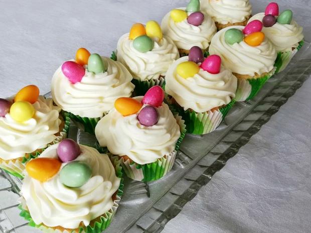 Veľkonočné cupcakes, Recepty na muffiny, aramana