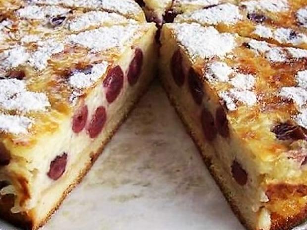 Kysnutý koláč s višňovo-ryžovou náplňou, Recepty na koláče, M.a.r.i.a