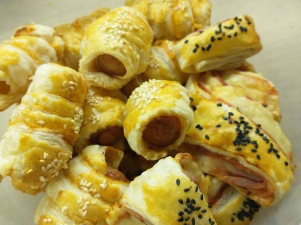 Mini páročky a slaný zavin, Recepty na slané pečivo a koláče, Zuzanka 311