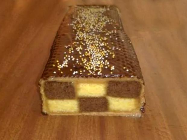 Karamelová šachovnica , Recepty na zákusky, Eviena