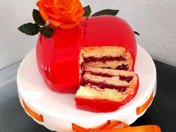 Rýchly zákusok s karamelovo-čokoládovým krémom, Recepty na torty, bezana