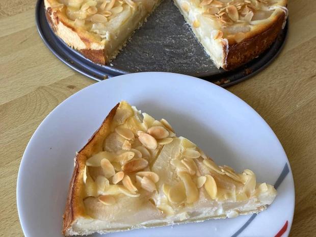 Šťavnatý hruškový koláč s mascarpone, Recepty na koláče, Martuška 123