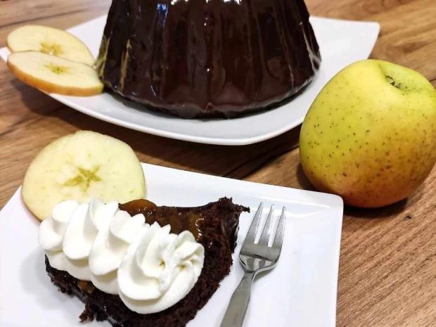 Jablková bábovka s ganache, Recepty na koláče, katarinalucanova
