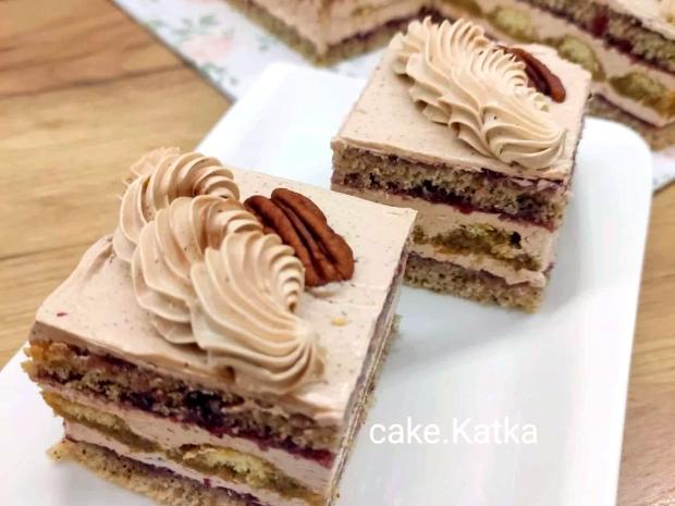 Orechovo-mandľové kocky, Recepty na zákusky, katarinalucanova