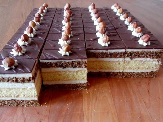 Citrónovo-orechové rezy, Recepty na zákusky, evkala